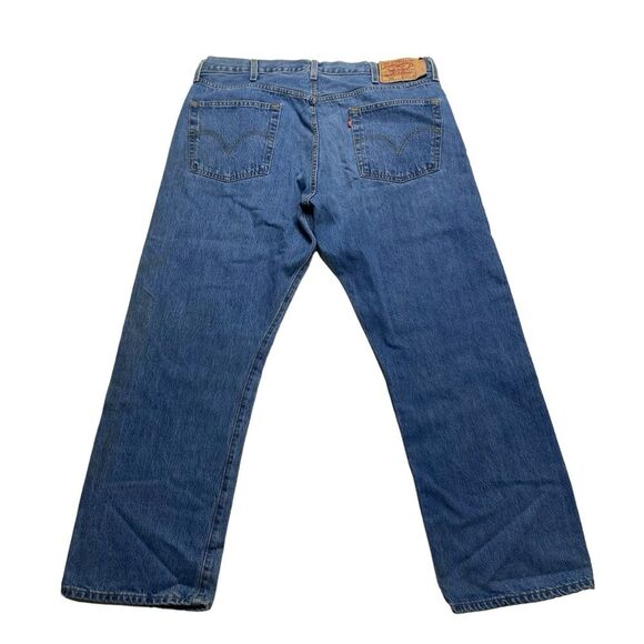 Levi’s 501 Button Fly Jeans Sz 40x30 - Picture 3 of 16